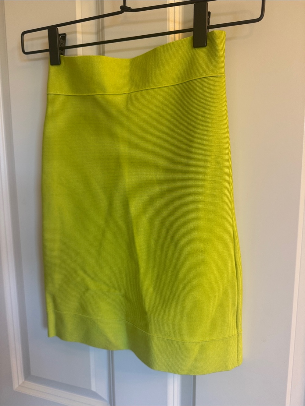 BCBGMaxAzria Lime Green Bandage Skirt NWT